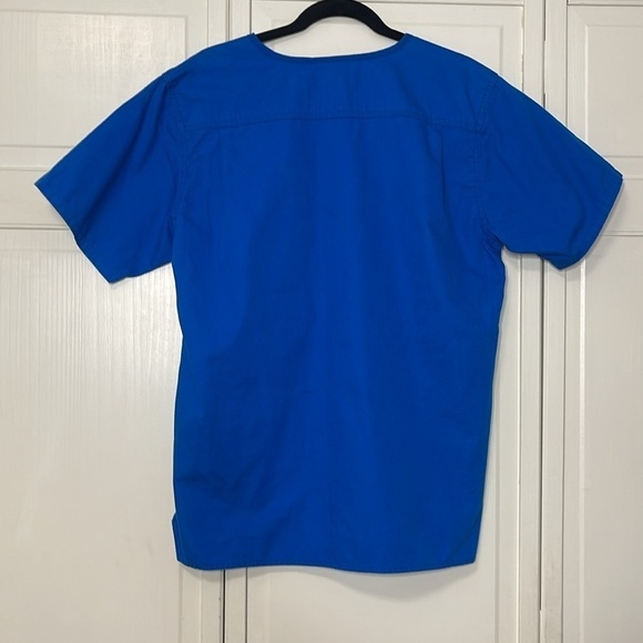 CARHARTT Men’s Ripstop Utility Scrub Top Royal Blue - Picture 6 of 8